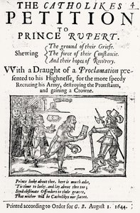 Het Katholieke Verzoekschrift aan Prins Rupert (1619-82)